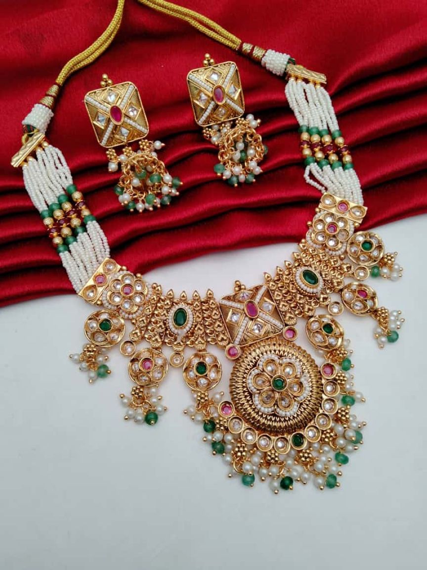 polki-piroi_necklace-PNSP31511RGRRJ