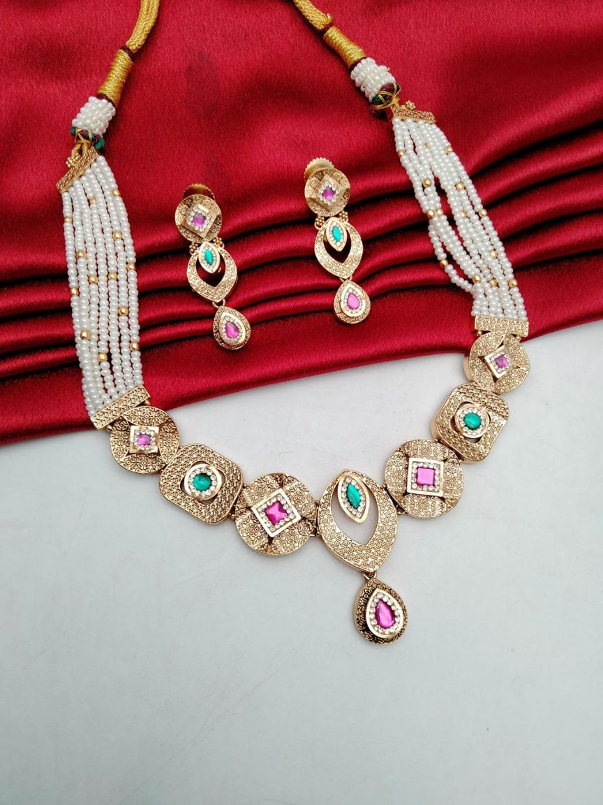 polki-piroi_necklace-PNSP31516RGRRJ