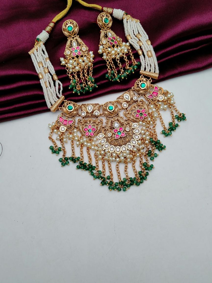 polki-piroi_necklace-PNSP31528RGRRJ