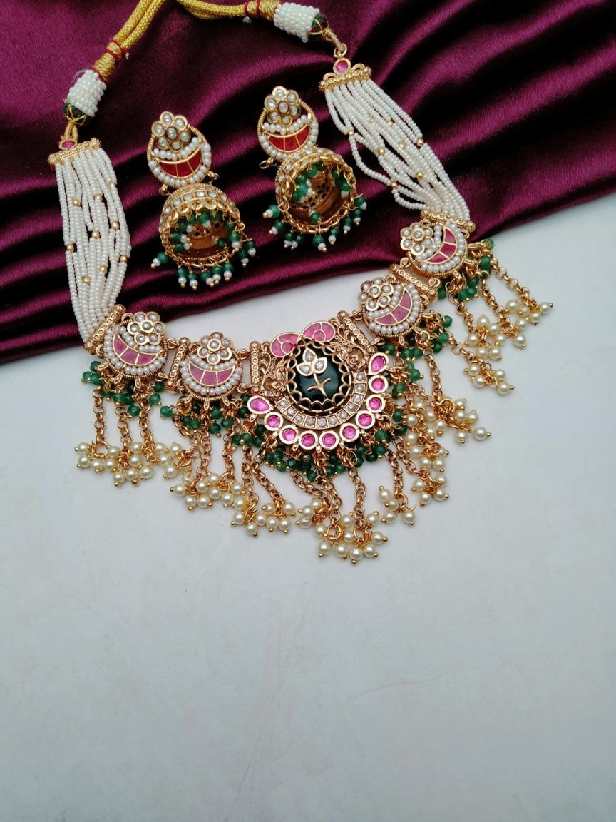 polki-piroi_necklace-PNSP31535RGRRJ