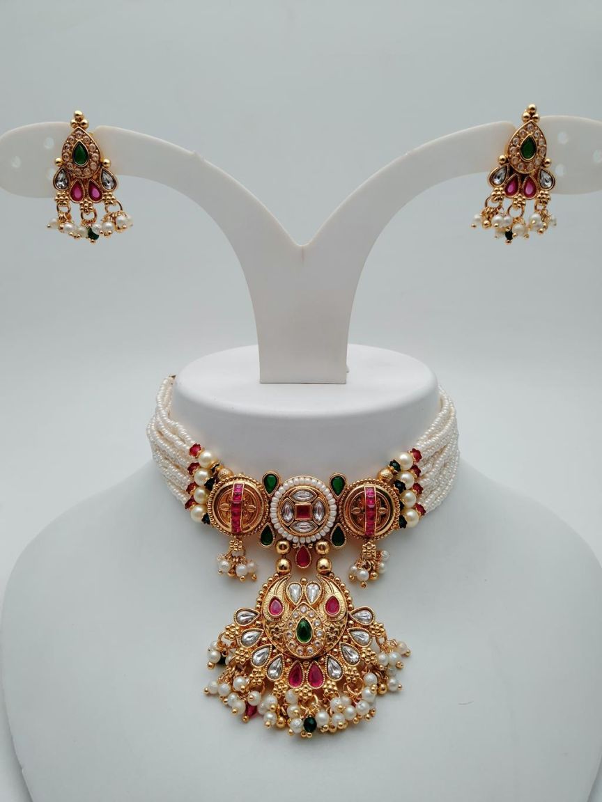 polki-piroi_necklace-PNSP31540RGRRJ