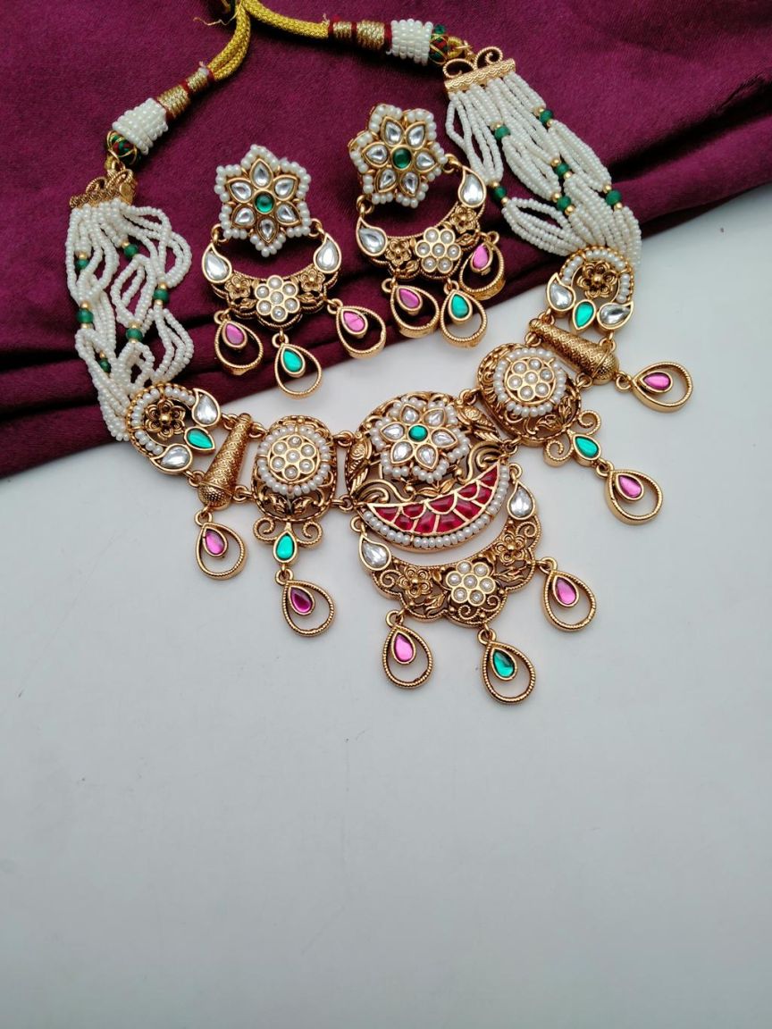 polki-piroi_necklace-PNSP31548RGRRJ