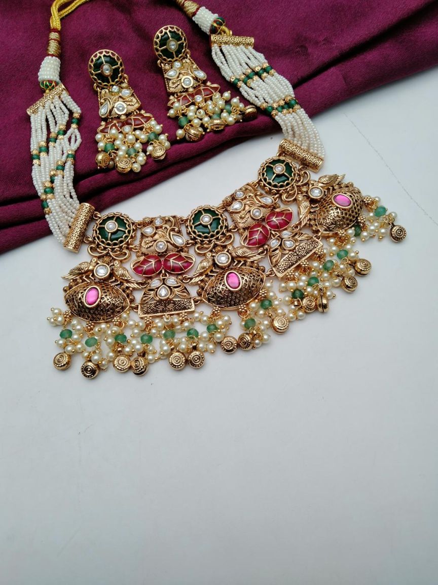 polki-piroi_necklace-PNSP31551RGRRJ