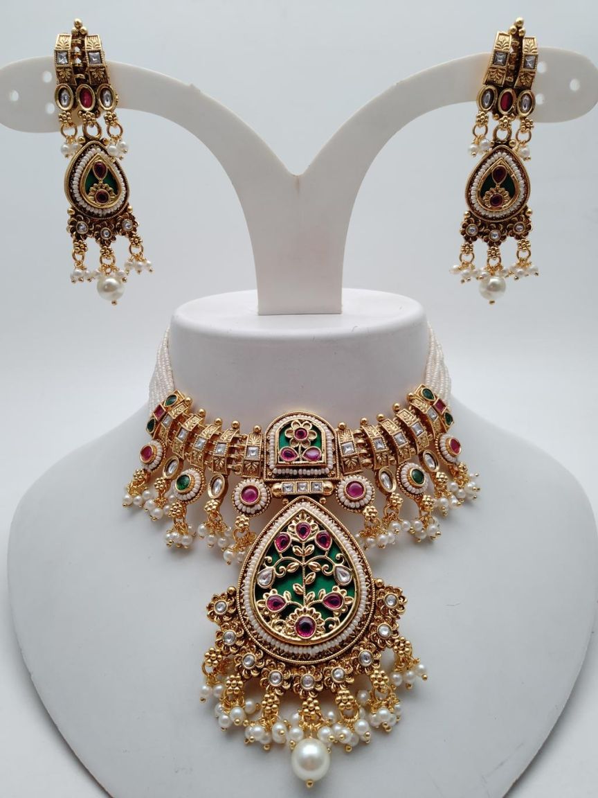 polki-piroi_necklace-PNSP31583RGRRJ