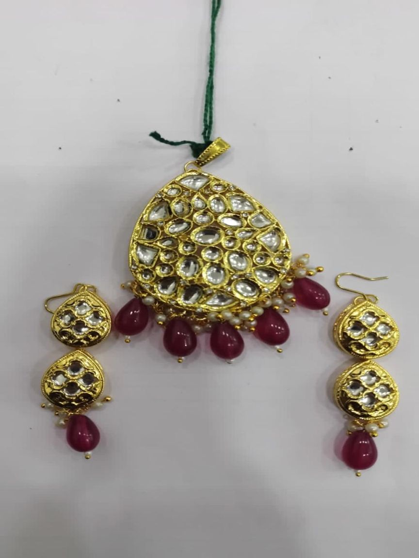 kundan-pendant_sets-PSK66038RGD