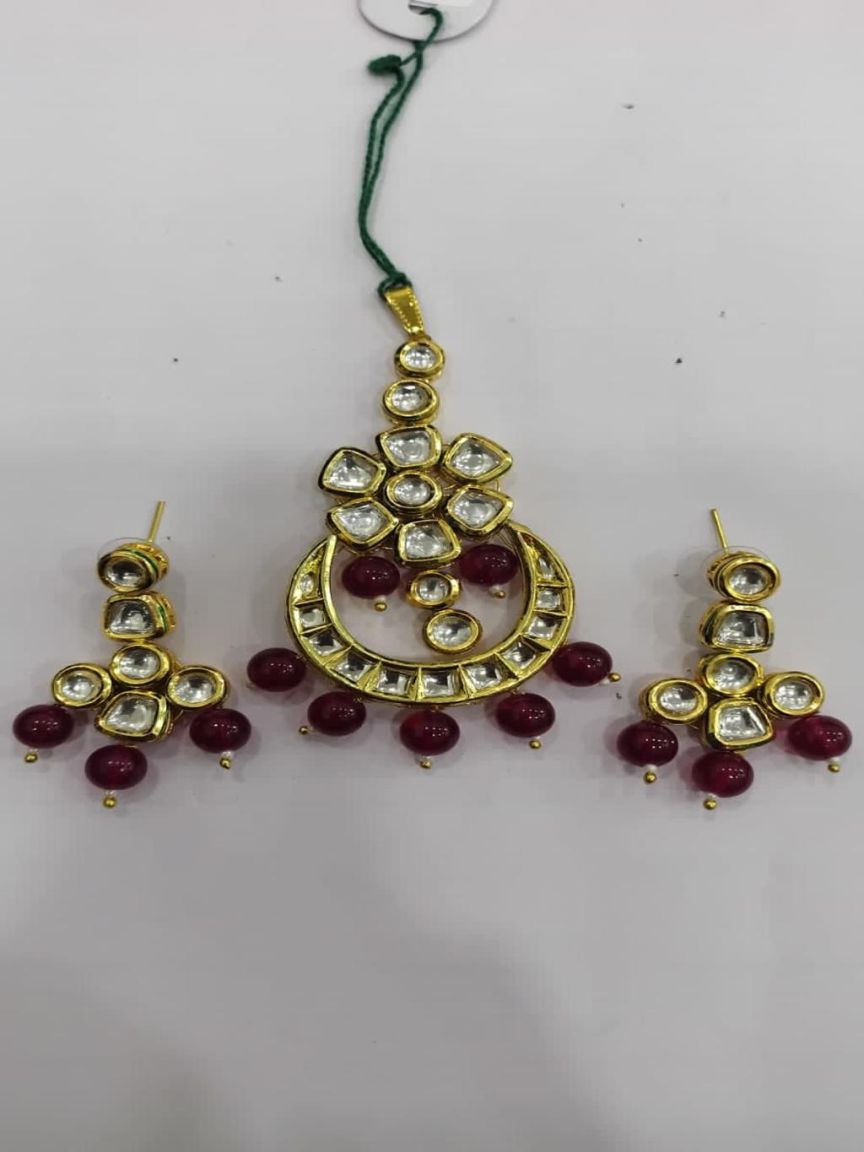 kundan-pendant_sets-PSK66050RGD