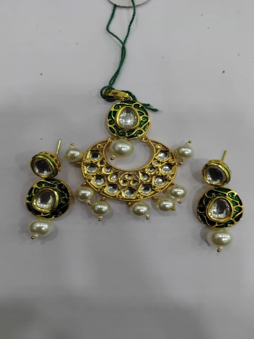 kundan-pendant_sets-PSK66098WGD