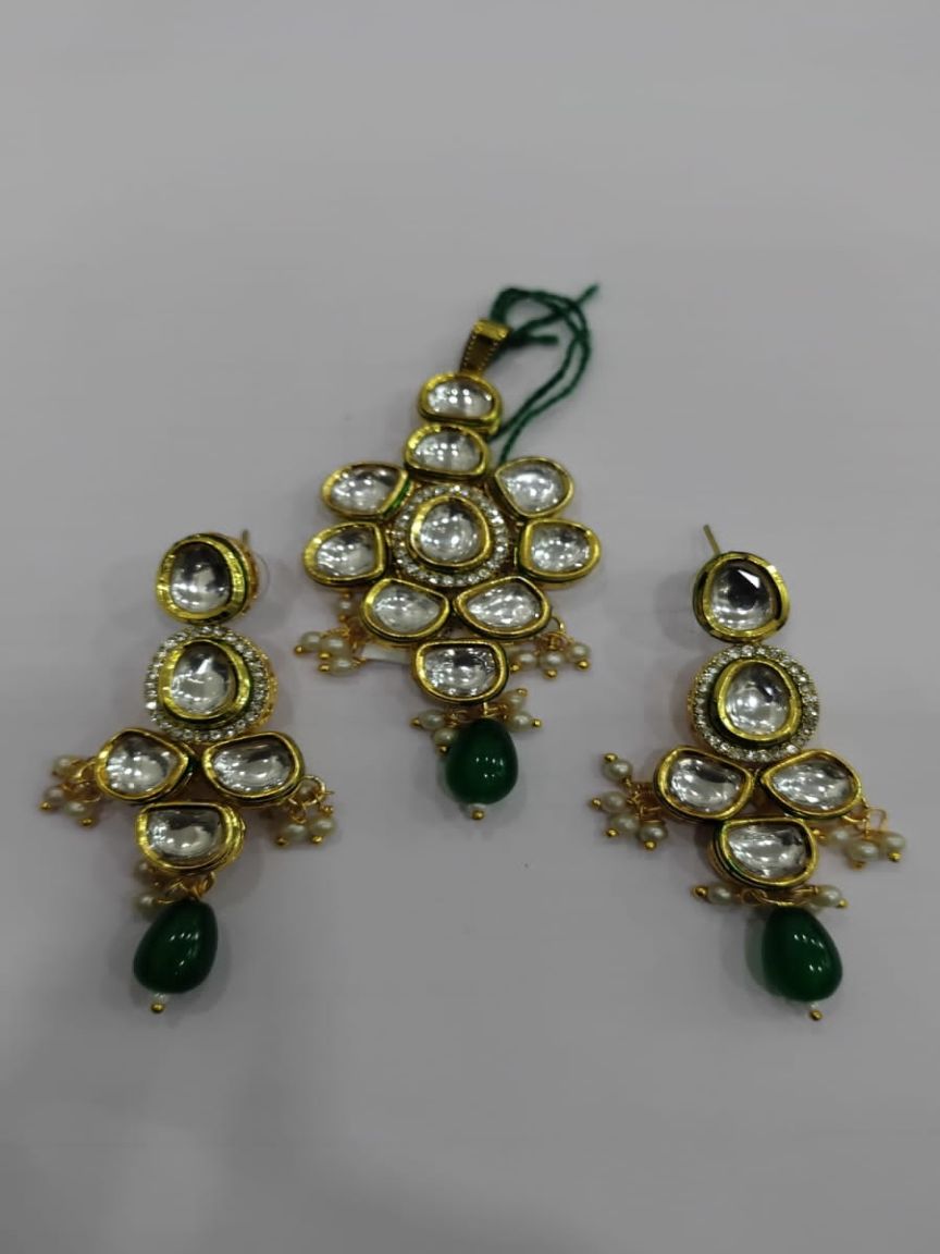 kundan-pendant_sets-PSK66116GRGD