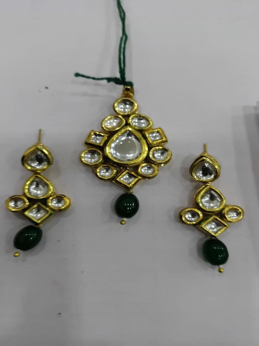 kundan-pendant_sets-PSK66118GRGD