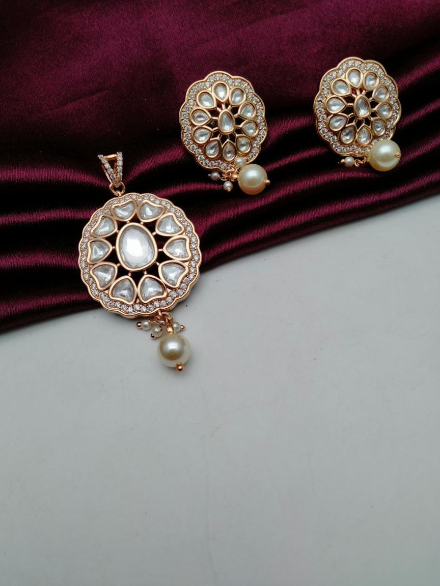 kundan-pendant_sets-PSK66167WGD