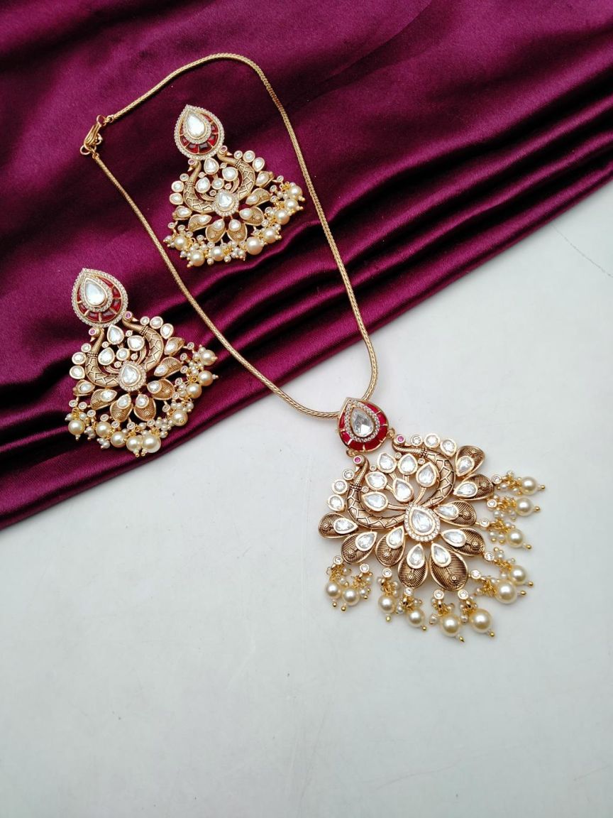 kundan-pendant_sets-PSK66170WRGD