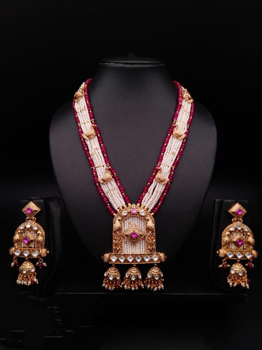 polki-pendant_sets-PSP36150RRJ