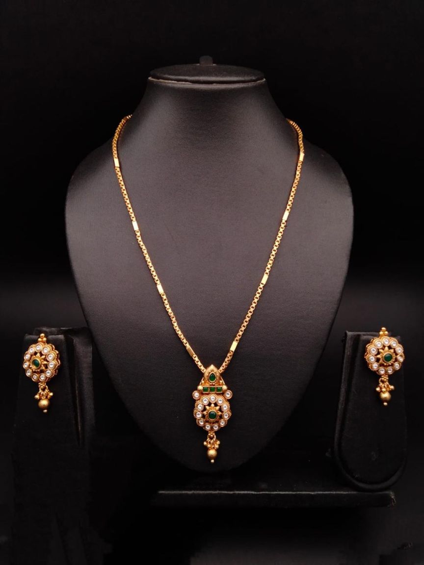 polki-pendant_sets-PSP36173GRRJ