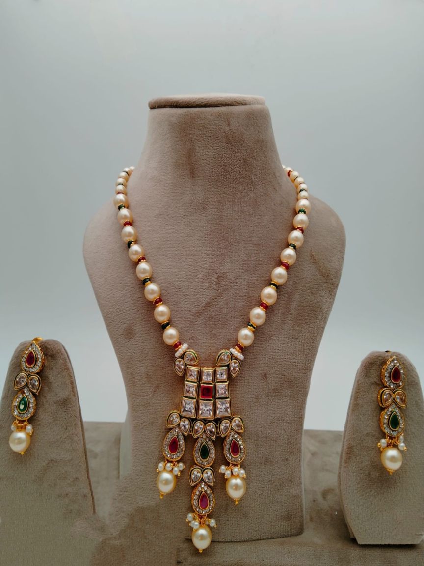 polki-pendant_sets-PSP36229RGRGD