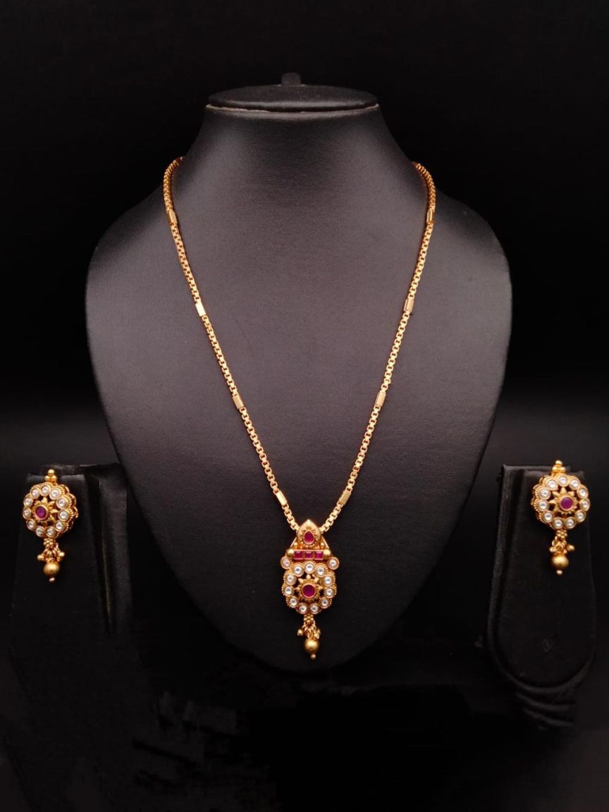 polki-pendant_sets-PSP36270RGD