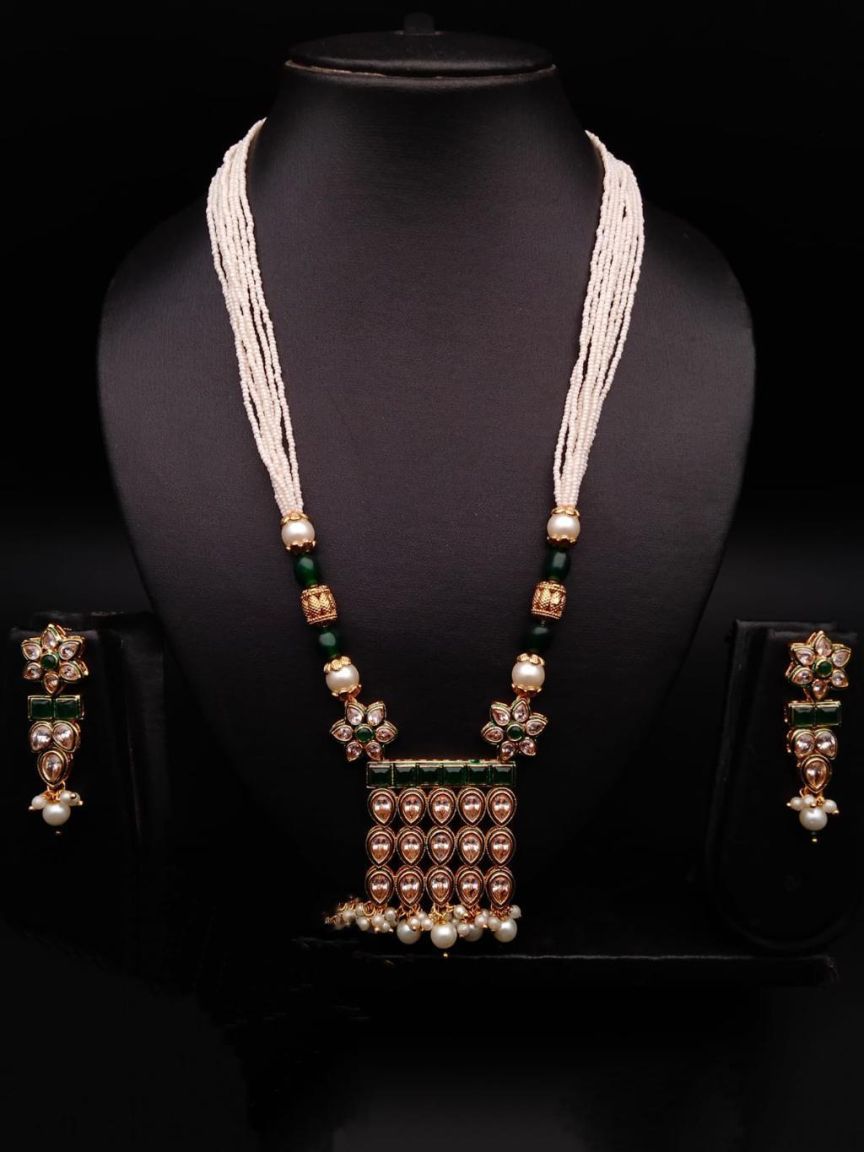 polki-pendant_sets-PSP36350GRGD