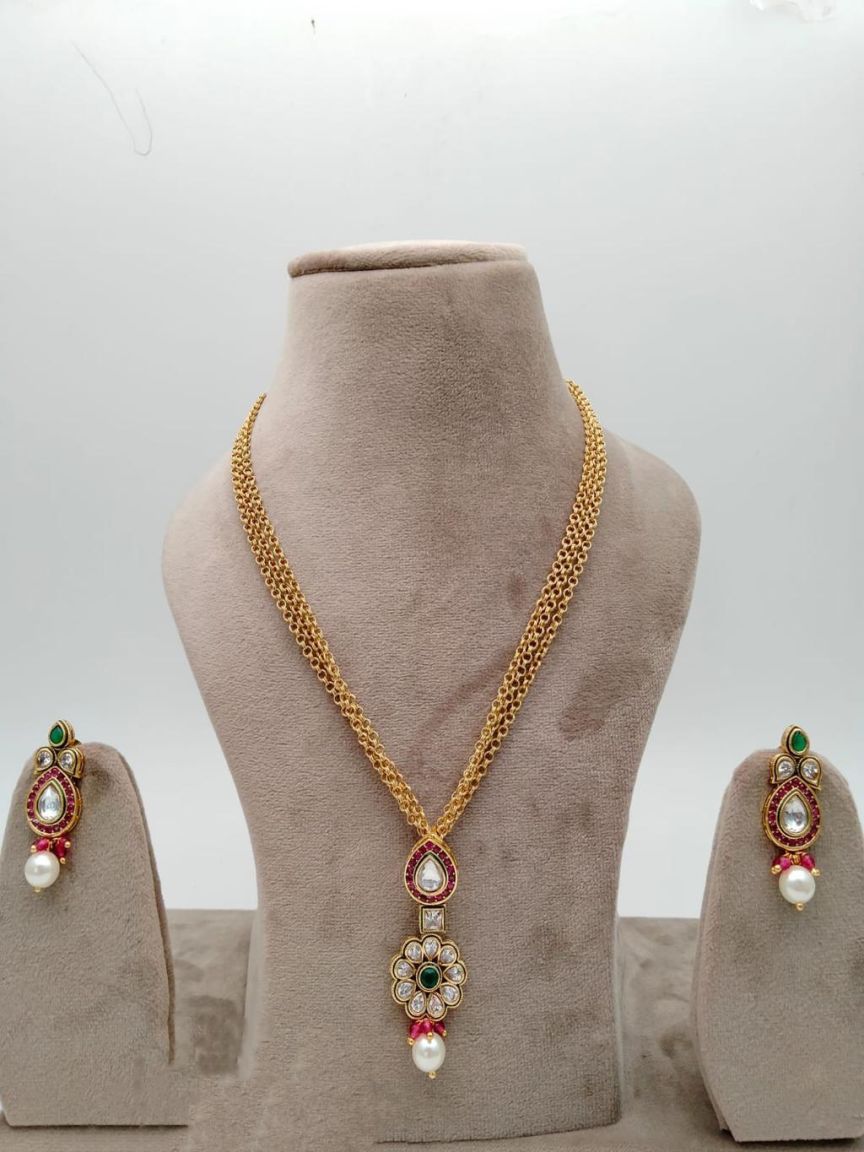 polki-pendant_sets-PSP36353RGRGD