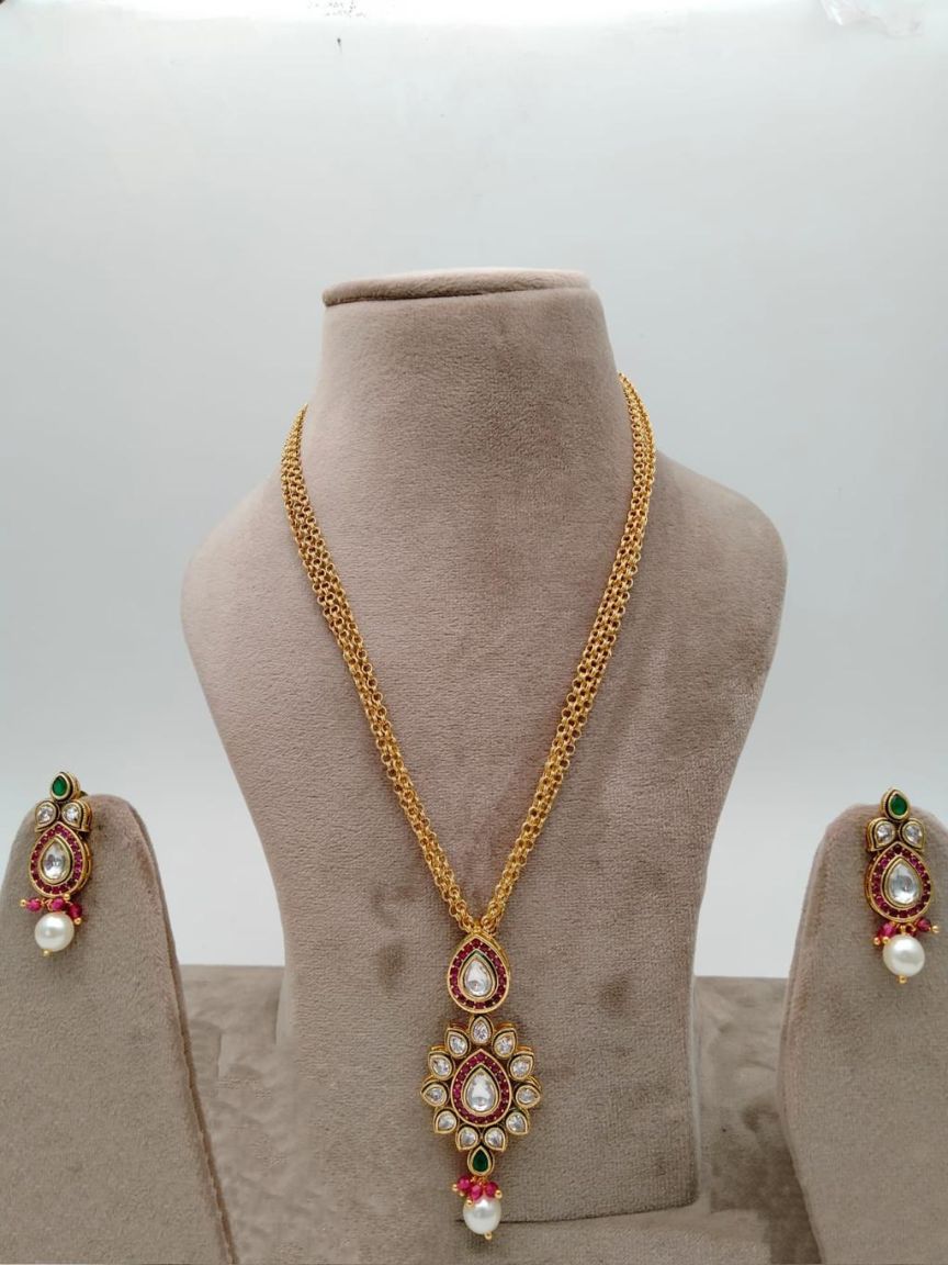 polki-pendant_sets-PSP36354RGRGD
