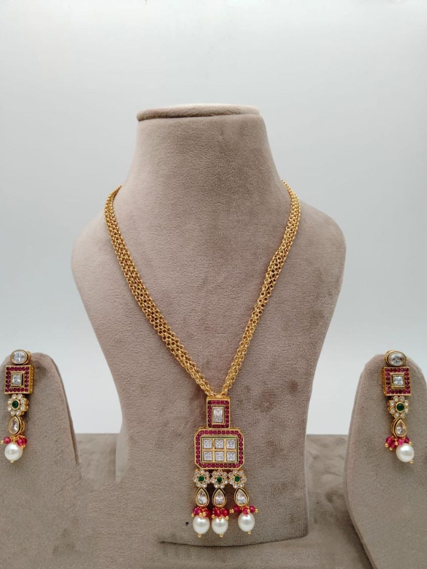 polki-pendant_sets-PSP36360RGRGD