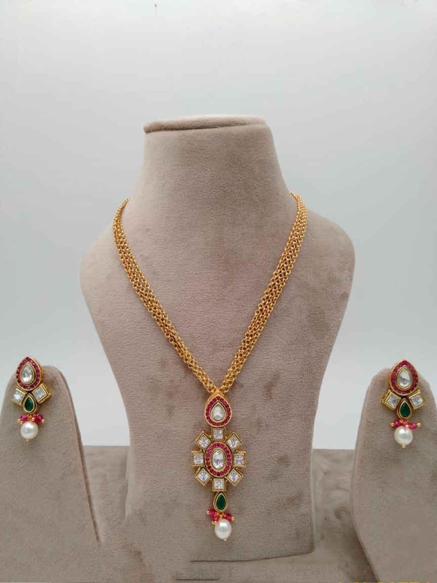 polki-pendant_sets-PSP36364RGRGD