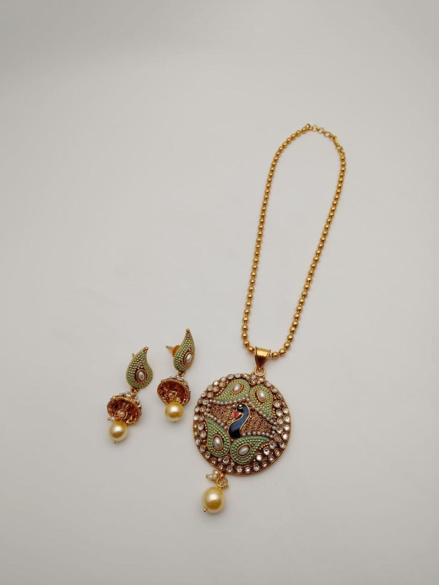 polki-pendant_sets-PSP36375WGD