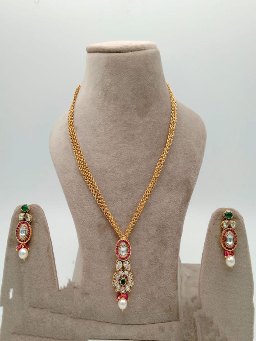 polki-pendant_sets-PSP36380RGRGD