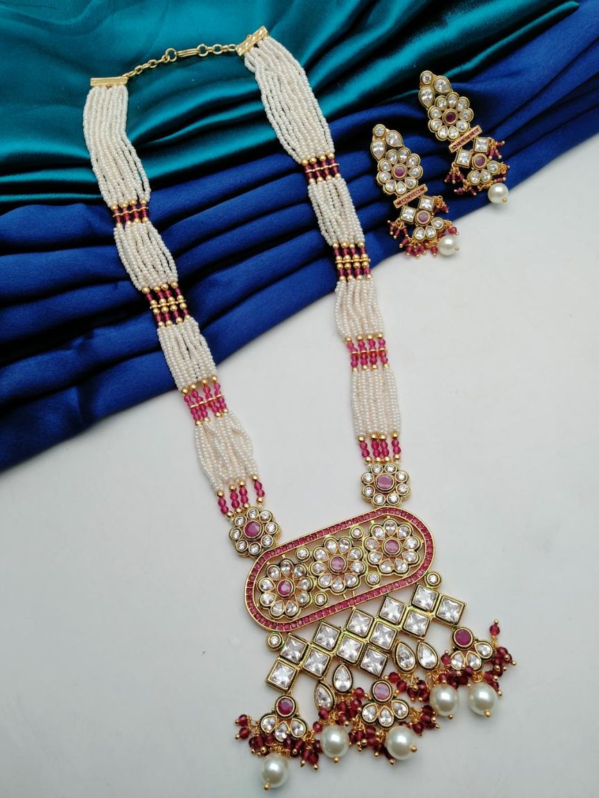 polki-pendant_sets-PSP36382RGD