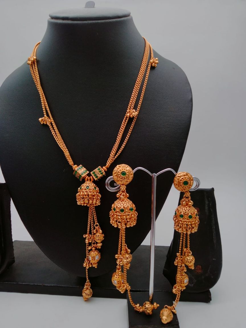 polki-pendant_sets-PSP36400GRRJ