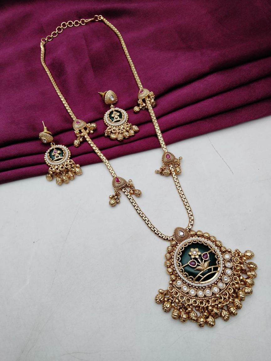 polki-pendant_sets-PSP36421GRRRJ