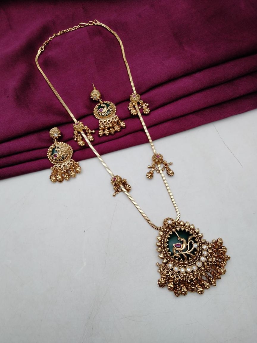 polki-pendant_sets-PSP36422GRRRJ