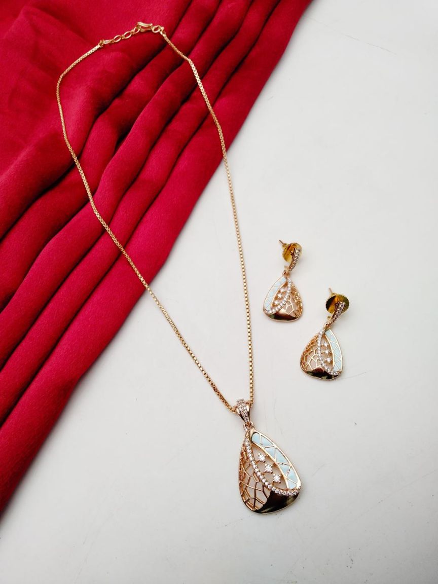 PENDANT SETS IN TAARA CZ STYLE | DESIGN - 19853