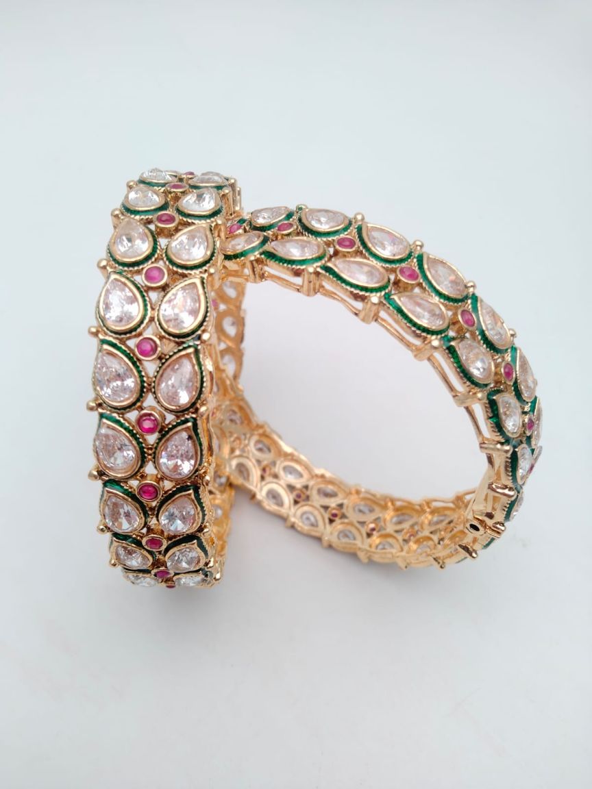 RADB IN POLKI (GOLD POLISH) STYLE | DESIGN - 74502