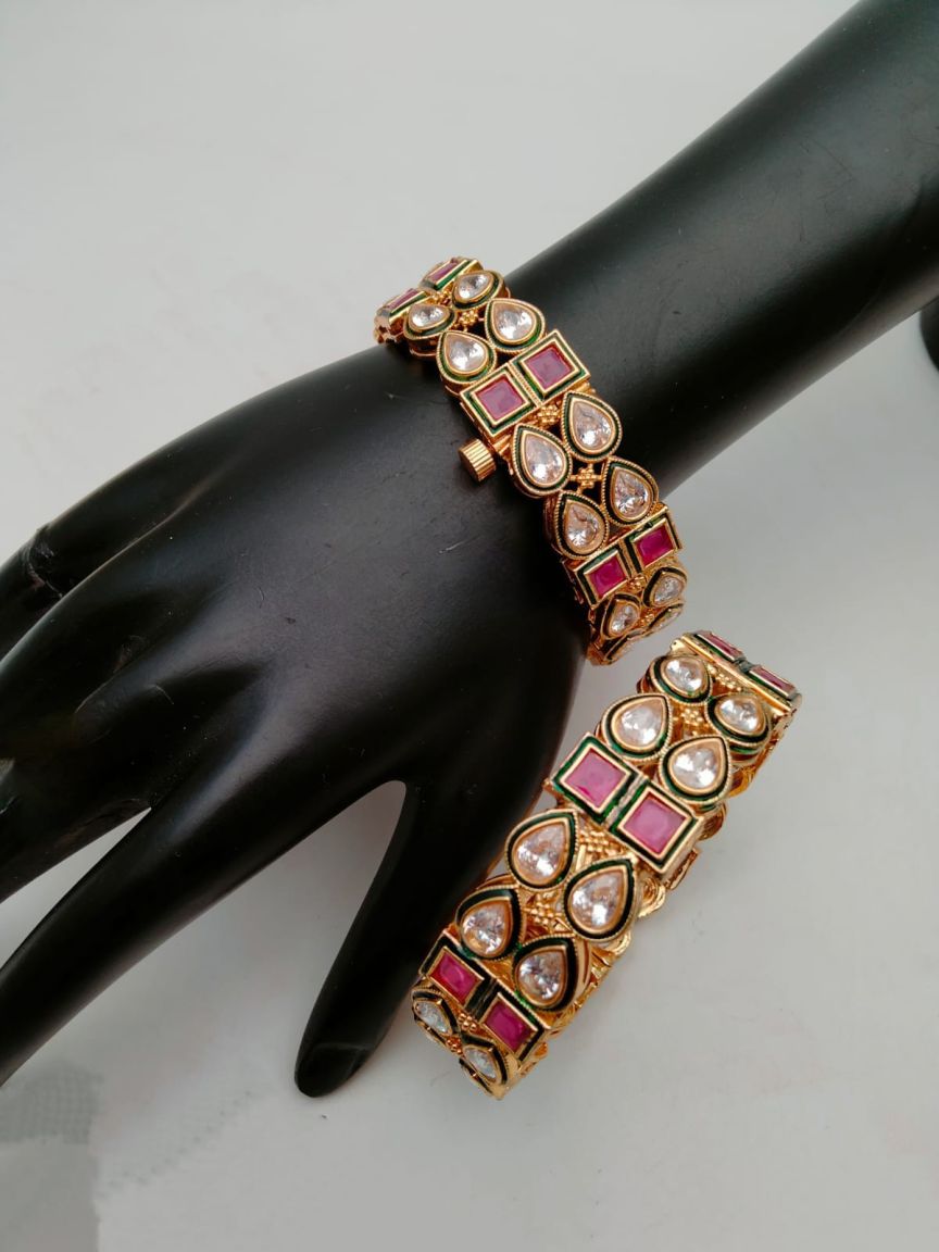 RADB IN POLKI (GOLD POLISH) STYLE | DESIGN - 74507