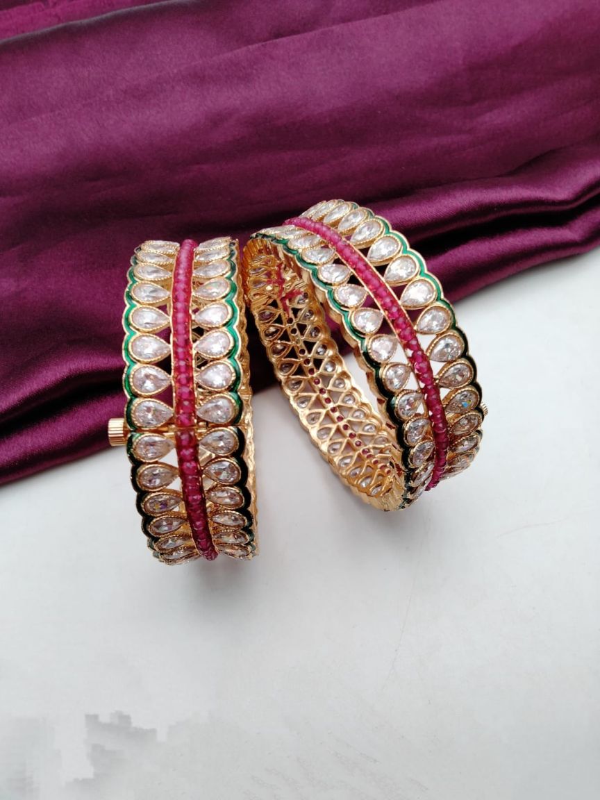 RADB IN POLKI (GOLD POLISH) STYLE | DESIGN - 74521