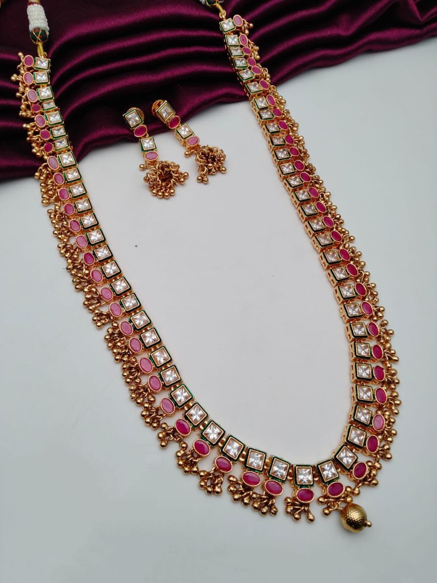 RADL IN POLKI (GOLD POLISH) STYLE | DESIGN - 61502
