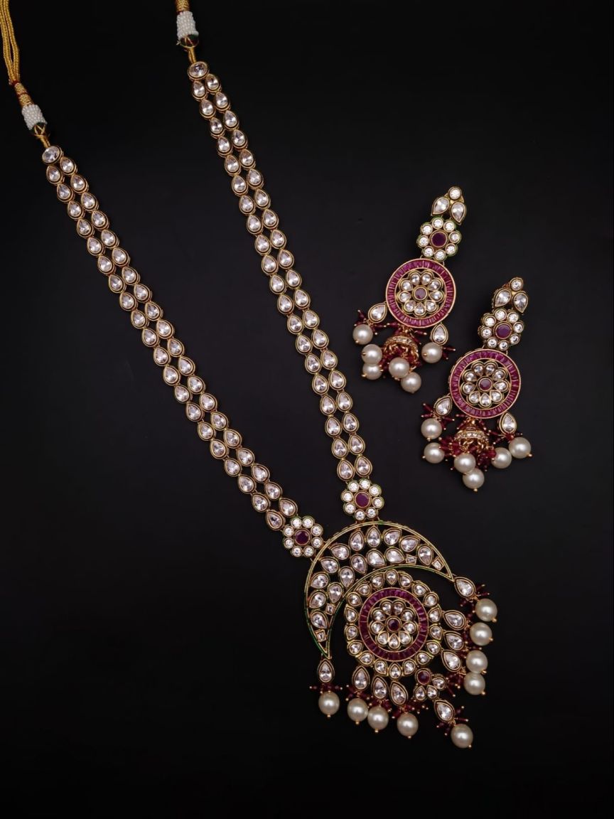 RADL IN POLKI (GOLD POLISH) STYLE | DESIGN - 61507