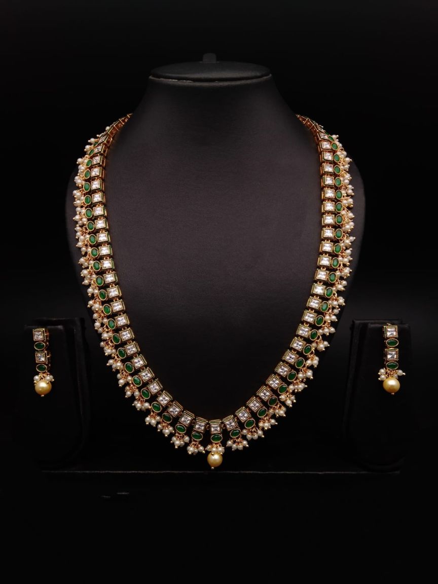 RADL IN POLKI (GOLD POLISH) STYLE | DESIGN - 61509