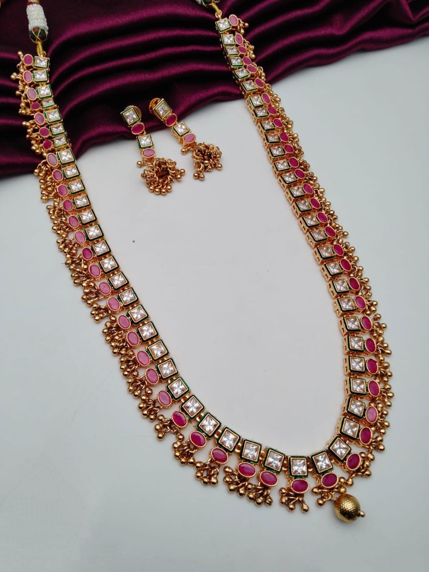 RADL IN POLKI (GOLD POLISH) STYLE | DESIGN - 61510