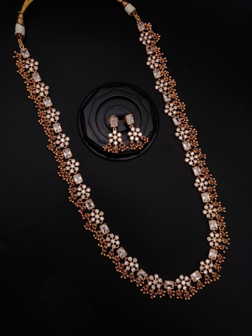 RADL IN POLKI (GOLD POLISH) STYLE | DESIGN - 61512