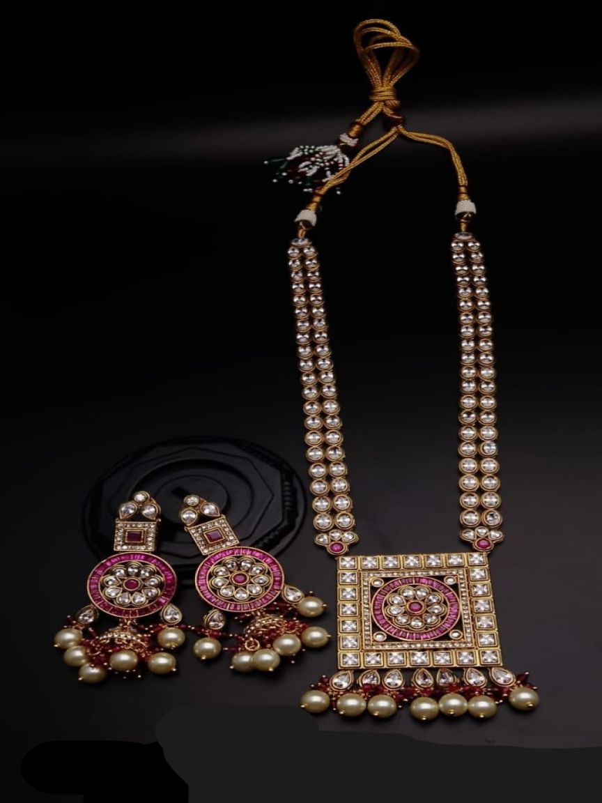 RADL IN POLKI (GOLD POLISH) STYLE | DESIGN - 61513