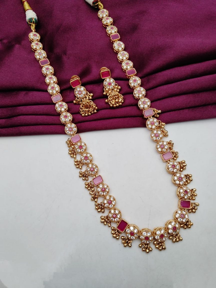 RADL IN POLKI (GOLD POLISH) STYLE | DESIGN - 61516