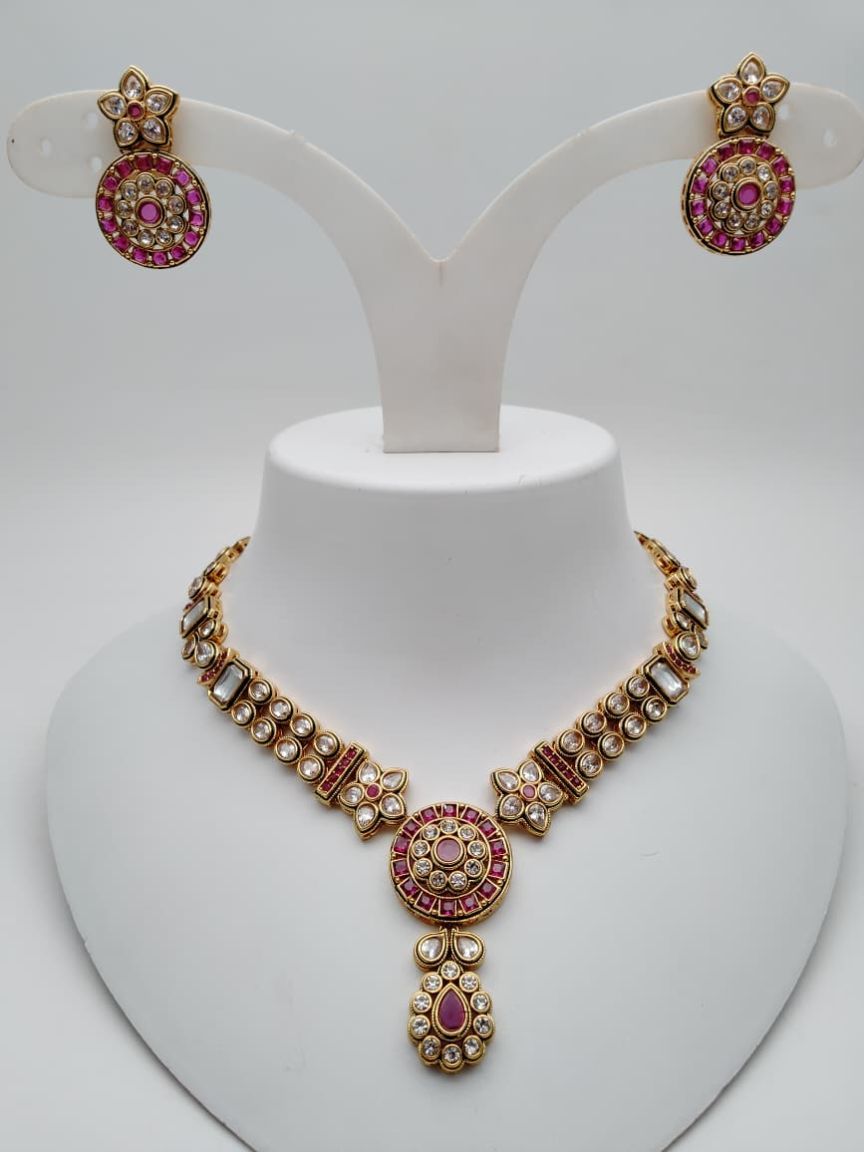 RADNS IN POLKI (GOLD POLISH) STYLE | DESIGN - 62672