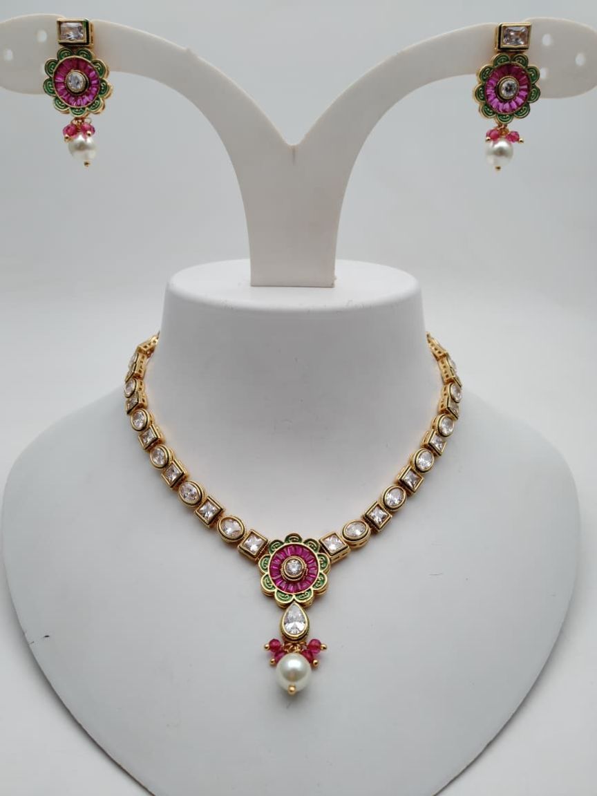 RAD IN POLKI (GOLD POLISH) STYLE | DESIGN - 62556