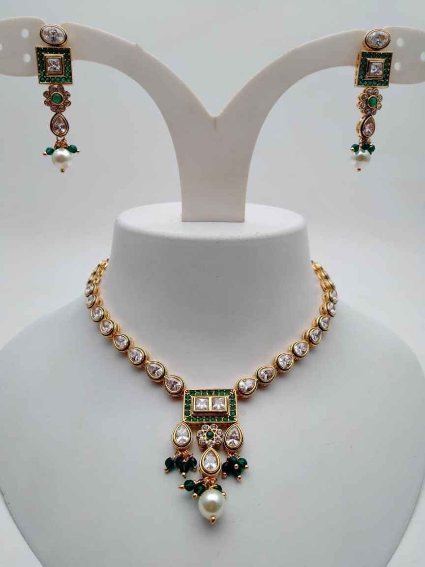 RAD IN POLKI (GOLD POLISH) STYLE | DESIGN - 62560