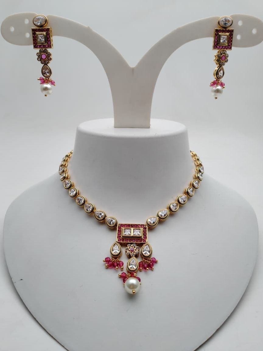 RAD IN POLKI (GOLD POLISH) STYLE | DESIGN - 62560