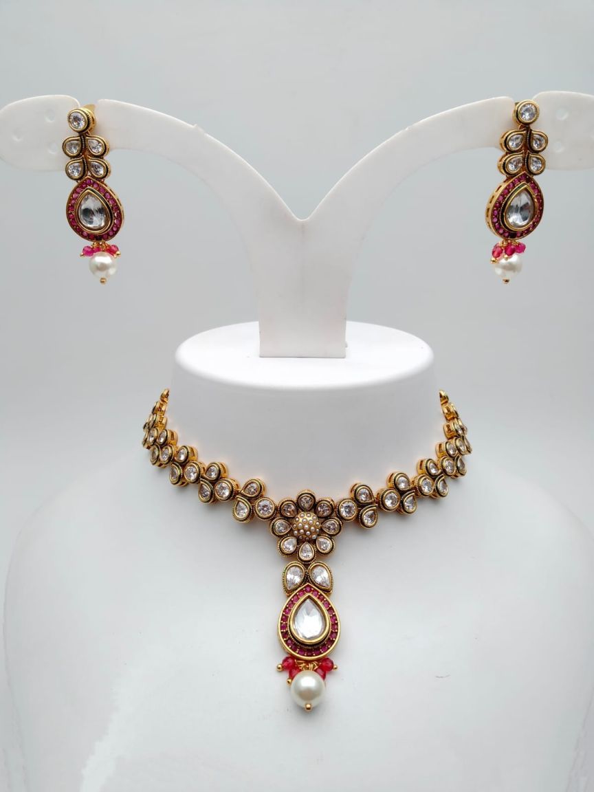 RAD IN POLKI (GOLD POLISH) STYLE | DESIGN - 62565