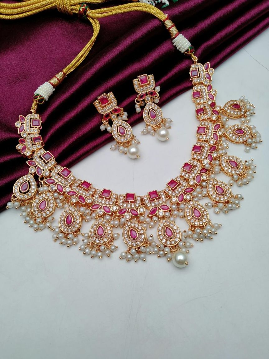 RADNS IN POLKI (GOLD POLISH) STYLE | DESIGN - 62631