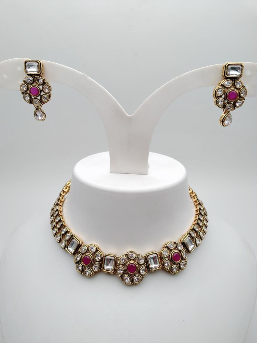 RADNS IN POLKI (GOLD POLISH) STYLE | DESIGN - 62649