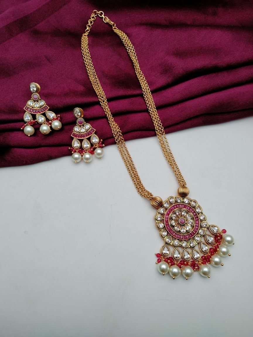 RADPS IN POLKI (GOLD POLISH) STYLE | DESIGN - 79004