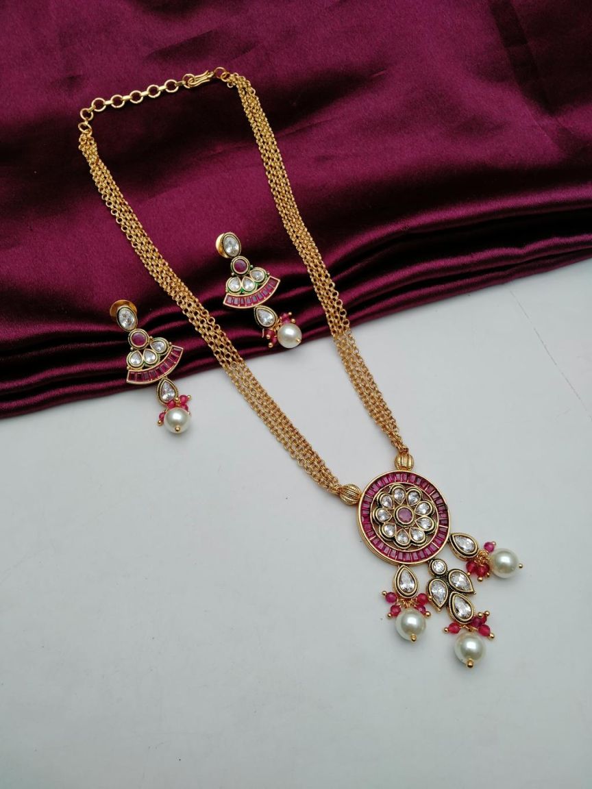 RADPS IN POLKI (GOLD POLISH) STYLE | DESIGN - 79005